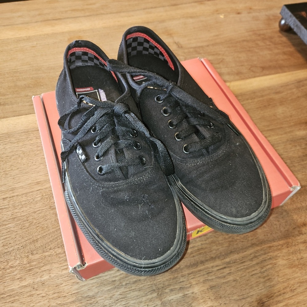 Vans Off The Wall Pop Cush Skate Shoes. Black Sz 7 Mens.‎